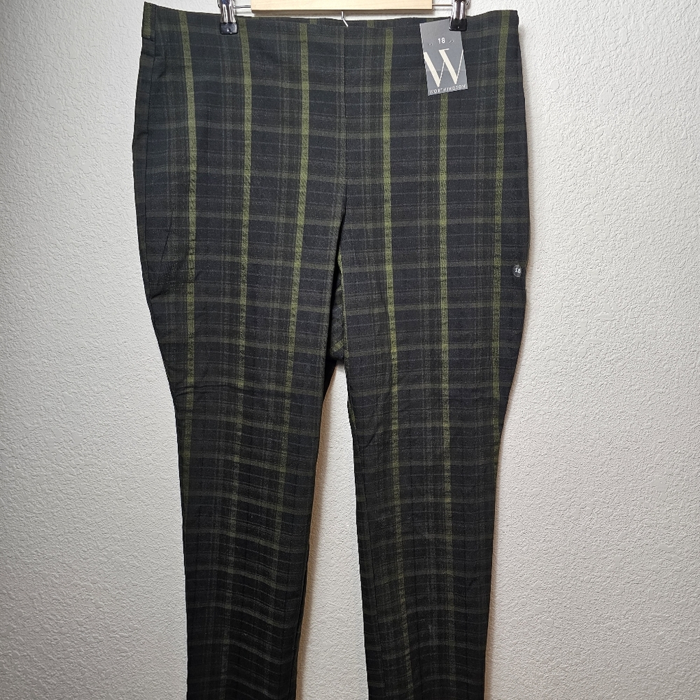 Worthington Plaid Slacks